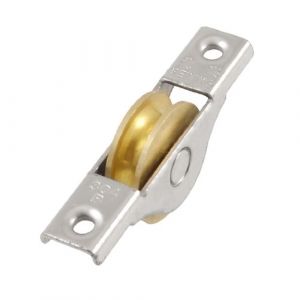 Sourcing map PORTE ACCESSOIRE DE SALLE DE BAIN Sourcingmap a12101500ux0787 27 Porte coulissante Poulie simple &agrave; roulettes Poids