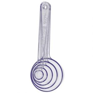 GastroMax Cuillère doseuse, plastique, set de 5