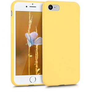 Image de Kwmobile Étui en TPU silicone élégant pour Apple iPhone 7/8 en jaune mat