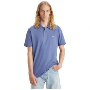 Levi's Polo droit à col boutonné en coton marine chiné