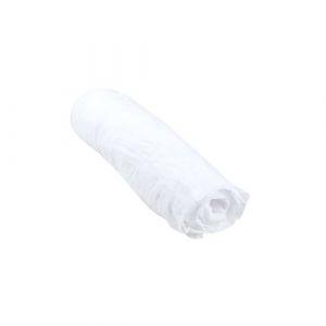 Bébé Douceur - Drap housse en gaze de coton - 100% Coton - 60 x 120 cm - Blanc