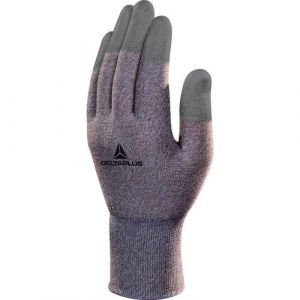 Delta Plus GANT ANTISTATIQUE TRICOT CUIVRE/POLYAMIDE - ENDUCTION PU BOUTS DES DOIGTS -VV792BC0 - Taille gants - T10