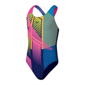 Speedo Maillot de bain Fille Digital Placement Splashback bleu/rose