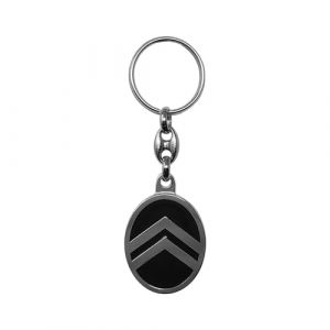 Porte-clés pour Citroën New Official Metal noir