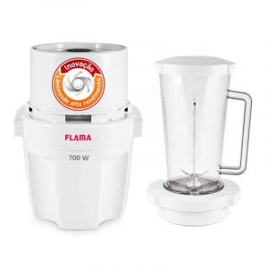 Picadora &eacute;lectrique Flama 1706FL 700W Bol 0,2L Lames inox amovibles Blanc