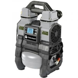 Toolcraft Compresseur dair comprim&eacute; 18 VDC/230 vac 9 bar