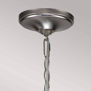 Kichler - Elstead Capitol Hill Plafonnier suspendu à 6 bras multiples, nickel brossé