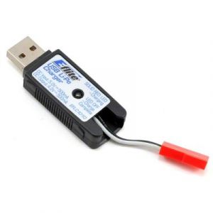 E-flite 1S USB Li-Po Charger 500mA JST 180 QX HD EFLC1010 Parts