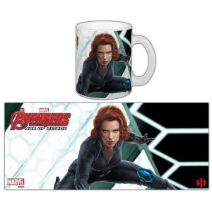Image de Semic Distribution Mug Marvel Black Widow L'ere d'Ultron S&eacute;rie 2 Blanc