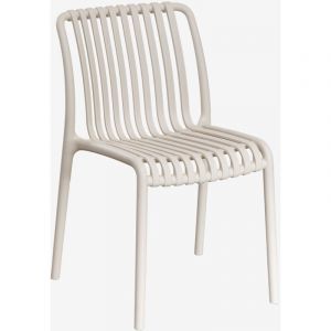 Chaise de salle à manger empilable Wendell SKLUM Tapioca Beige