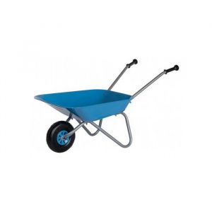 Image de Rolly Toys Brouette En Metal Enfant, Bleue / Grise - Benne 25kg Max, 80x38x41cm - Accessoire, Outil Jardin - Des 2,5 Ans - Set Jouet Plein Air + Carte