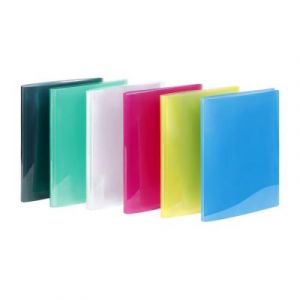 Viquel Porte vues Propyglass A4 - Polypropylène - 10 pochettes - 20 vues - Assortis