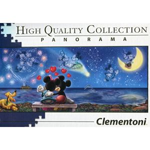 Clementoni 39449 - Disney Panorama Collection - Mickey e Minnie - 1000 pièces