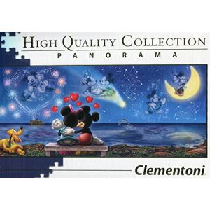 Clementoni 39449 - Disney Panorama Collection - Mickey e Minnie - 1000 pièces