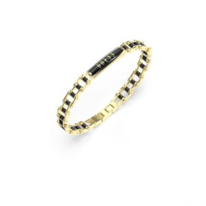 Bracelet Homme Guess Bijoux Race Guess - JUMB04412JWYGGM Acier Doré
