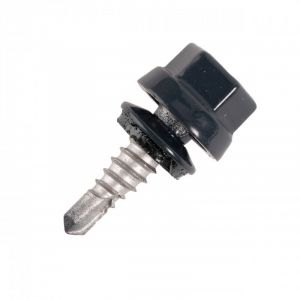 Scell-it Vis bac acier Couturage - Ø6.3 x 22 mm - TH12 - Noir RAL9005 - Sachet de 100 - ZTCR-63022-9005