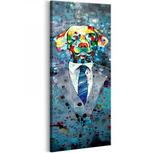 Artgeist Tableau - Dog in a Suit - 40x120