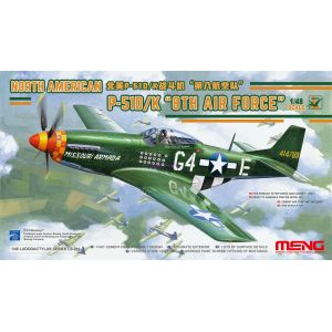 Image de Meng Maquette Avion North American P-51d/k 8th Air Force