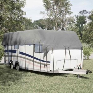VidaXL Housse de toit de caravane gris 800x300 cm tissu non tissé 617585