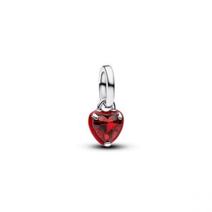 Pandora Mini Charm Pendant C?ur Chakra Rouge