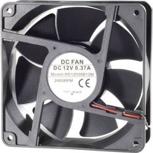 Image de Tru Components Ventilateur axial RD12038B12M 189263 12 V/DC 172 m³/h (L x l x h) 120 x 120 x 38 mm 1 pc(s)