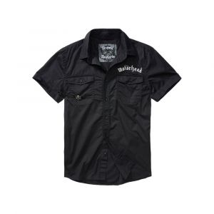Image de Brandit Mot&ouml;rhead Bastards - Roadstar Shirt Homme Chemise Manches Courtes Noir XXL