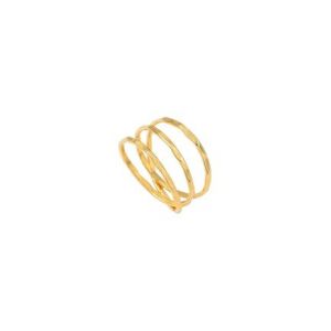 Bague plaquée or TESS