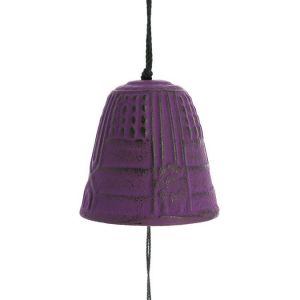 Iwachu Cloche Feng Shui Furin pourpre 4,5 cm
