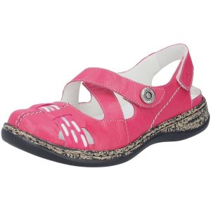 Rieker Femme 46377 Chaussures Basses, Rose Bonbon, 36 EU