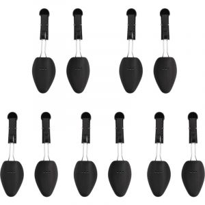 VidaXL Embauchoirs 5 paires noir EU 38 44 plastique
