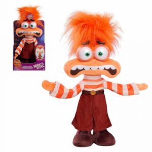 Just Play Peluche English Disney Pixar Inside Out 2 Anxiety toy functions