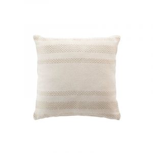 Douceur d'int&eacute;rieur, Coussin D&eacute;houssable (40 x 40 Cm) Doreline, Coton Jacquard et Fils M&eacute;tallis&eacute;s