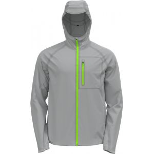 Odlo Dual Dry Waterproof Veste Homme, gris S Vestes & Gilets course &agrave; pied