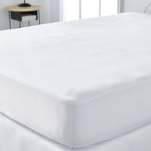 Protège matelas imperméable antiacariens – Alèse 100% Polyester – Bonnet 25cm – Plusieurs Tailles - 90x200 cm