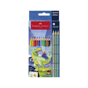 Image de Faber-Castell Crayon de couleur Grip Dinosaure 13 pcs