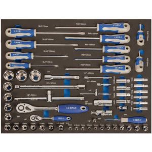 IRIMO - Module mousse 3/3 Douilles et tournevis - 60 pièces