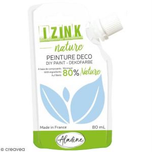 Image de Aladine Peinture déco Izink Nature bleu glacier - 80 ml