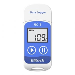 ELITECH RC-5 USB - LOT DE 10 ENREGISTREURS DE DONN&Eacute;S DE TEMPERATURE - ECRAN LCD