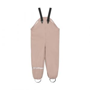 Celavi Basic Rain Overall-Recycle PU Pantalon de Pluie, Misty Rose, 12 Mois Mixte