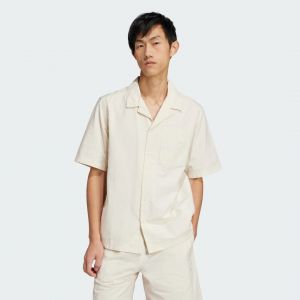 Adidas Original Chemise Manches Courtes Essentials Seersucker, pointure X-Small - Taille X-Small