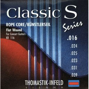 Thomastik Cordes Guitare classique Classic S Series Jeu Rope Core KR116 cordes artiste