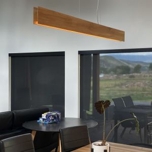 Elstead Lighting Clean Suspension LED, QN-CLEAN-LED-LP-127-TEAK,