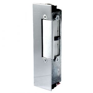 Gache electrique a emission et micro contact 12V 107 mm Beugnot 500 a encastrer reversible