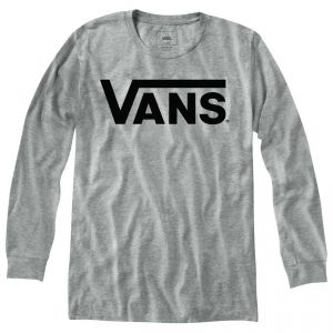 Vans T-shirt À Manches Longues Classic (athletic Heather-black) Homme Gris, Taille L