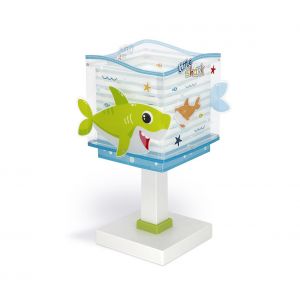 Image de Dalber Lampe de chevet enfant Little Shark Requin animaux, Chambre Enfant