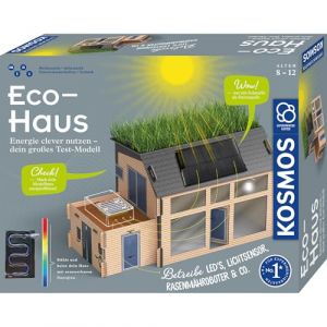 Kosmos 621070 Eco-Haus &ndash; Enerhie intelligemment Utiliser &ndash; Votre Grand mod&egrave;le de Test, bo&icirc;te d'exp&eacute;rimentation pour Les Enfants &agrave; partir de 8 Ans sur Le Solaire, Les &eacute;nergies renouvelables et la
