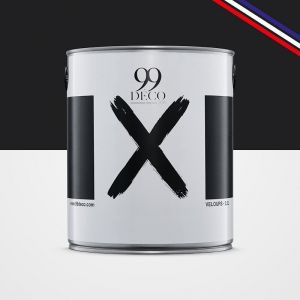 Peinture Mur Velours - Gris Foncé - 99DECO - Interieur - 1l