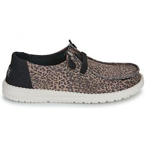 Slip ons HEYDUDE WENDY SPARKLE ANIMAL Marron - Taille 37,38,39,40