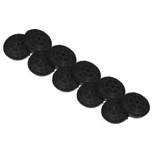 Vhbw 10x Filtres &agrave; charbon actif compatible avec Arthur Martin AFF9671MK hotte aspirante - 17,2 cm