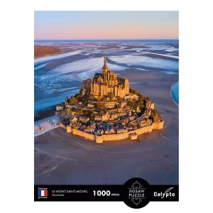 Sentosphère Puzzle 1000 pièces : Le Mont-Saint-Michel, Normandie Coloris Unique